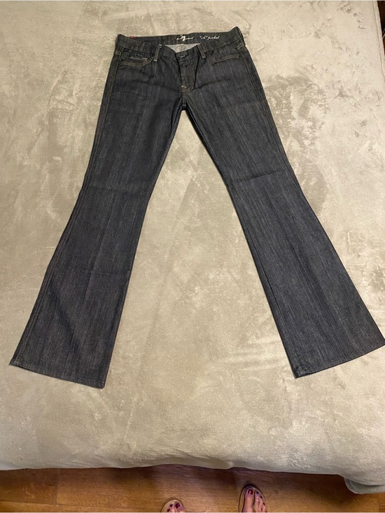 7 For All Mankind Denim - 7 For All Mankind Dark Blue Flare Jeans